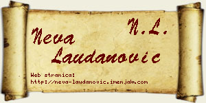 Neva Laudanović vizit kartica